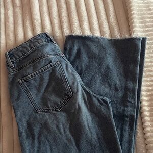 Woman’s garage jeans, wide leg